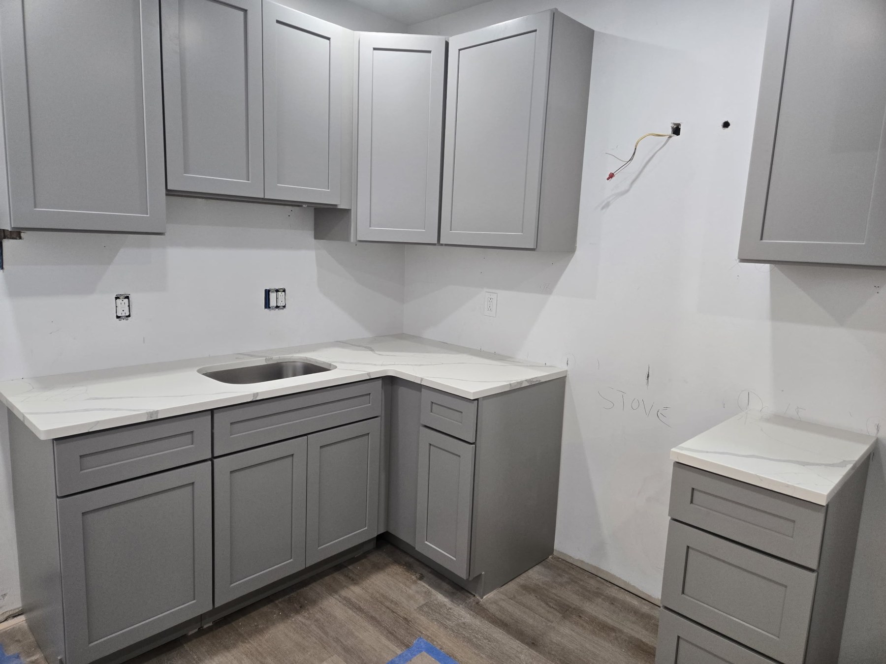 Kitchen cabinetry installation